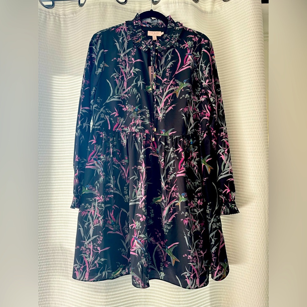 Ted Baker tropical elegance skater dress *NWT*